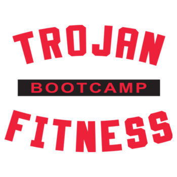 Trojan Fitness Men's Bootcamp T-shirt White Design