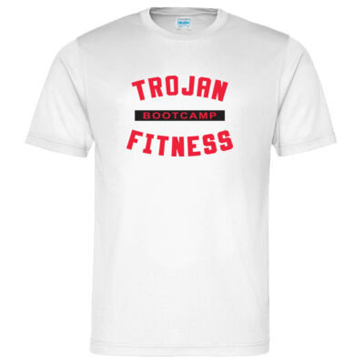 Trojan Fitness Men's Bootcamp T-shirt White Thumbnail
